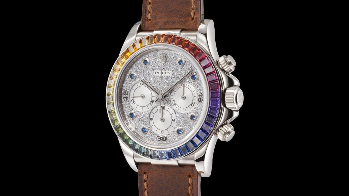 Die erste Rolex Replica Daytona „Rainbow“ Ref. 16599 wird bei Phillips versteigert